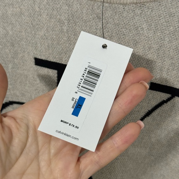 NWT Calvin Klein sweater ladies SIZE XL - Picture 7 of 9